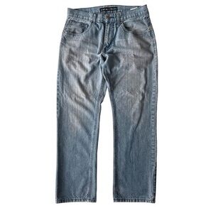 Beverly Hills Polo Club Low Rise Mens Jeans Straight Leg Medium Wash 32x30 y2k